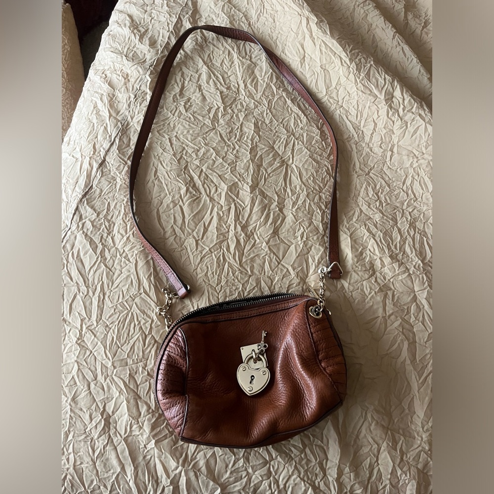 Juicy Coutoure brown leather crossbody